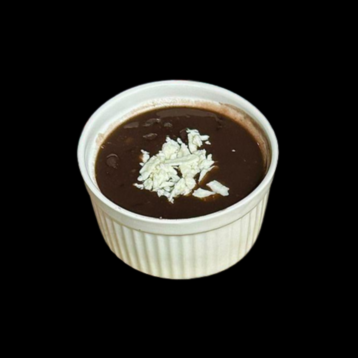 BEANS TOPPED WITH COTIJA CHEESE (4 OZ)