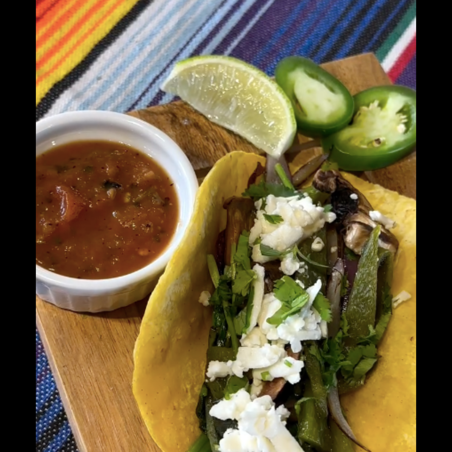 Veggie taco